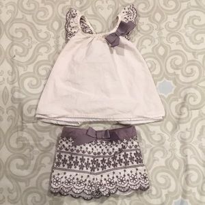 2 piece 6-9 month baby girl outfit